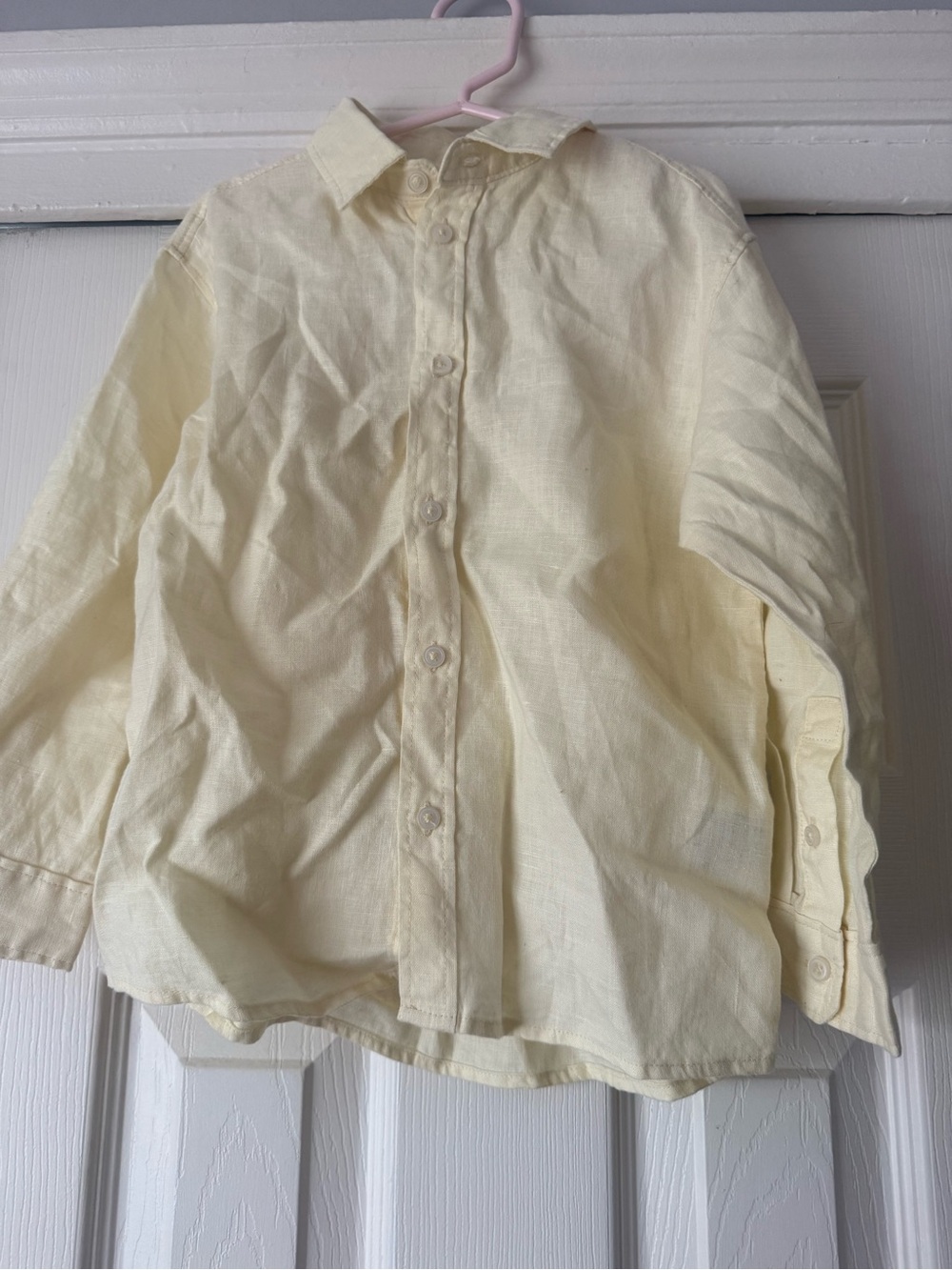 H&M Kids Cream Collared Button Shirt